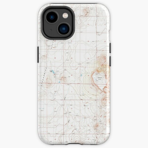 USGS TOPO Map Arizona AZ Paramore Crater 312774 1987 24000 iPhone Tough Case RB1810 product Offical paramore Merch
