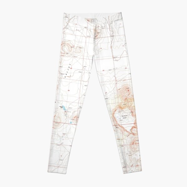 USGS TOPO Map Arizona AZ Paramore Crater 312774 1987 24000 Leggings RB1810 product Offical paramore Merch