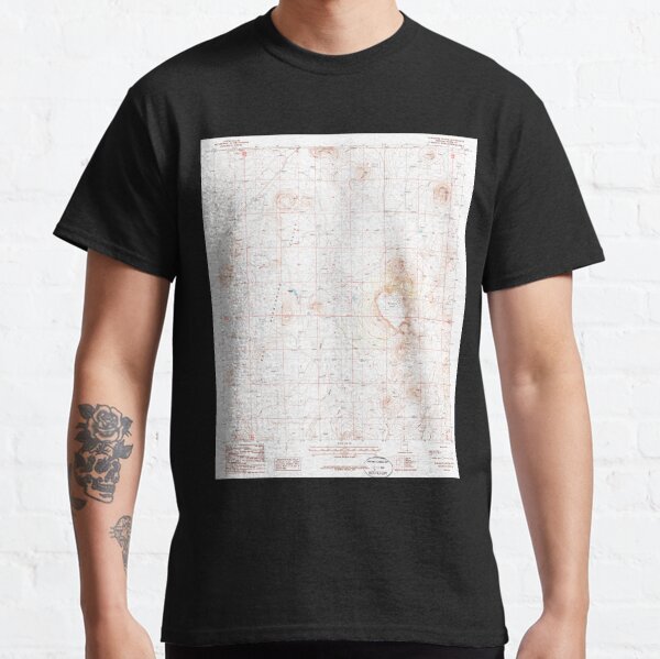 USGS TOPO Map Arizona AZ Paramore Crater 312774 1987 24000 Classic T-Shirt RB1810 product Offical paramore Merch