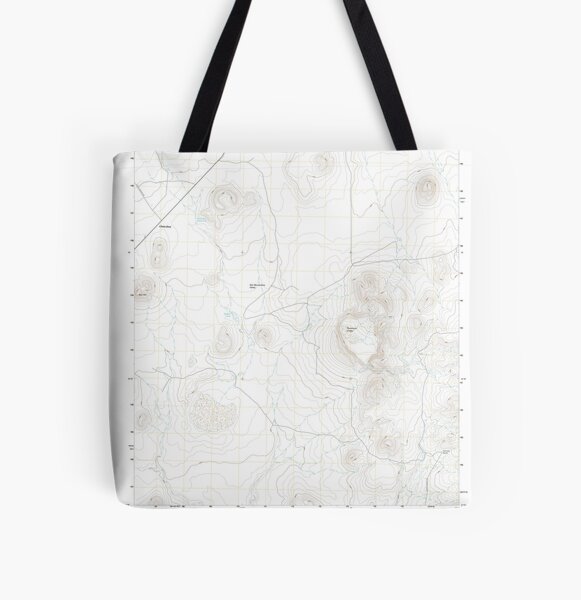 USGS TOPO Map Arizona AZ Paramore Crater 20111026 TM All Over Print Tote Bag RB1810 product Offical paramore Merch
