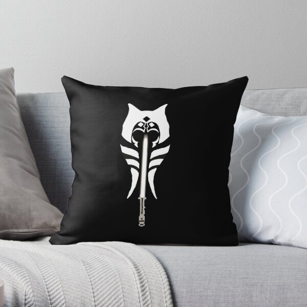 Ahsoka Tano Lightsaber Paramore cantaffordy Melanie Martinez Mr Beast queens of the stoneage xero jcb x factor  Throw Pillow RB1810 product Offical paramore Merch